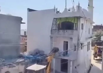 Demolition of the illegal mosque in Sambhal
