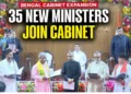 35 new cabinet ministers take oath in West Bengal