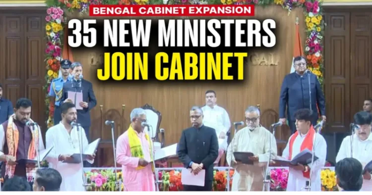 35 new cabinet ministers take oath in West Bengal