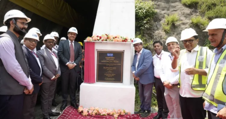 NHPC CMD Bhupender Gupta inaugurated construction activities of the 240 MW Uri-I Stage-II Hydroelectric Project in Uri