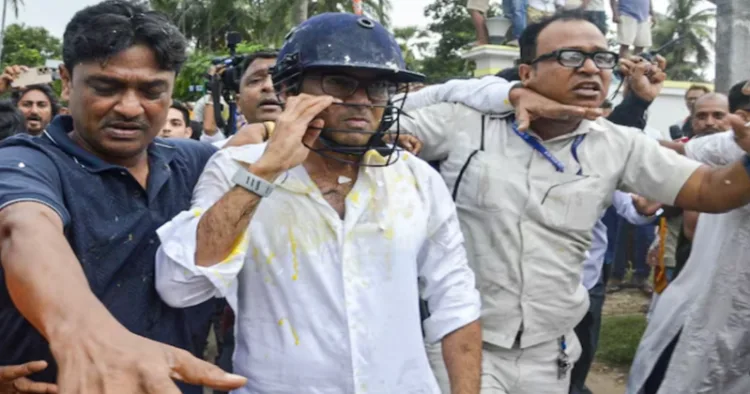 TMC Leader Abhishek Banerjee attacked in Sonarpur