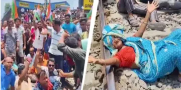 Hawkers protest in West Bengal