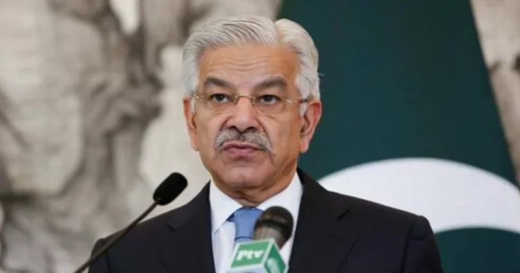 Pakistan’s Defence Minister, Khawaja Muhammad Asif