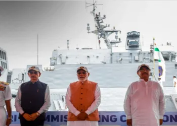 PM Modi commissioned three indigenous naval platforms in Kolkata