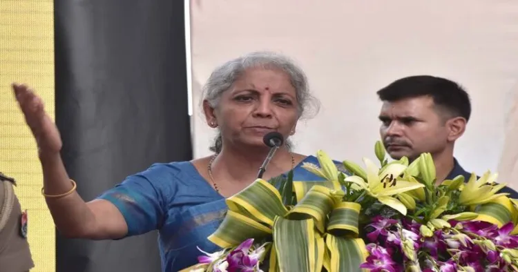 Union Finance Minister Nirmala Sitharaman