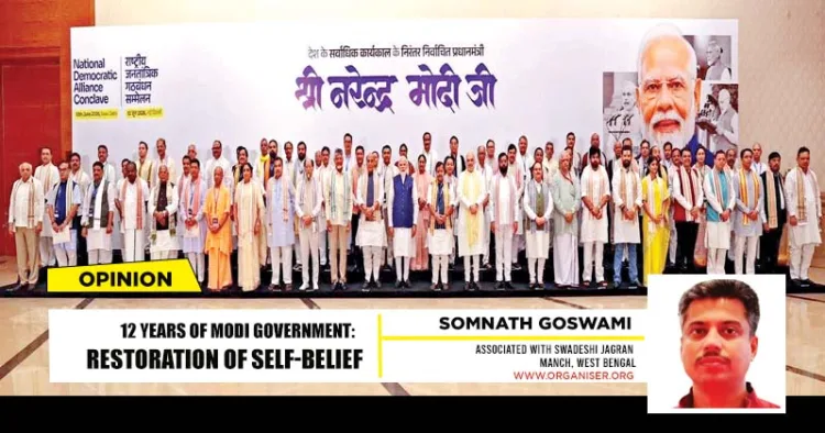 The National Democratic Alliance (NDA) on June 10 passed a resolution marking 12 years of the Narendra Modi-led Government, describing it as a defining phase of "people-centric development, participative democracy and performance-oriented governance"