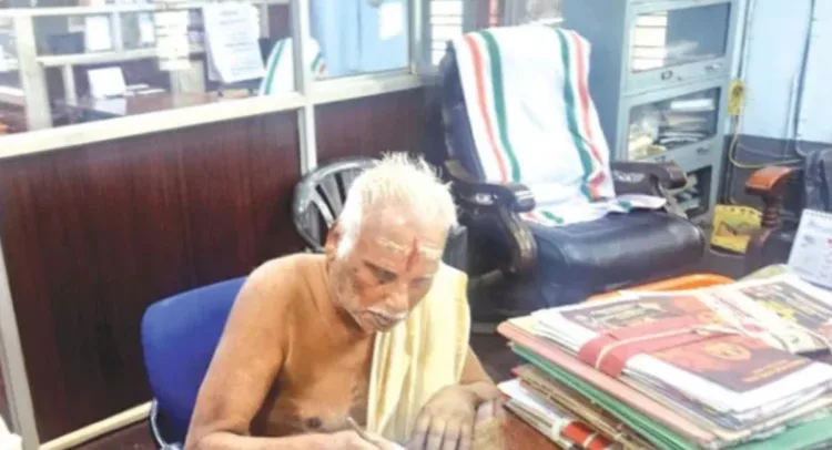 MC Sreedhara Varma Raja, hereditary trustee of Shree Tirumandhamkunnu Bhagavati Temple in Perinthalmanna, Malappuram