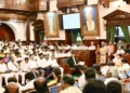 Tamil Nadu Governor Rajendra Vishwanath Arlekar addressing the first session of the 17th Tamil Nadu Legislative Assembly on June 18, 2026.