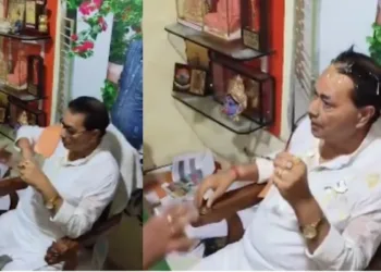 TMC Leader Ujjal Biswas Pelted With Eggs by Protesters