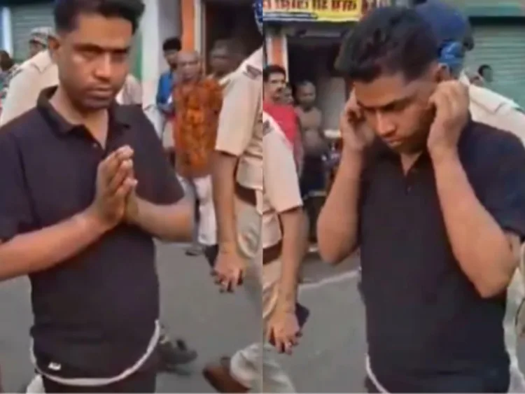 TMC's 'Pushpa of Falta' Jahangir Khan paraded in shorts with rope around waist for third time since arrest