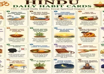 Sanatan Dharma teaches that spiritual growth is built through simple daily actions performed with sincerity, discipline, and devotion