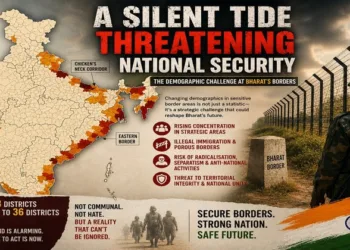 Demographic changes in Bharat’s border districts have raised concerns about migration, security, and social cohesion