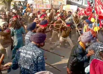 Police in AAP-Ruled state of Punjab lathi charge sit-in protesters