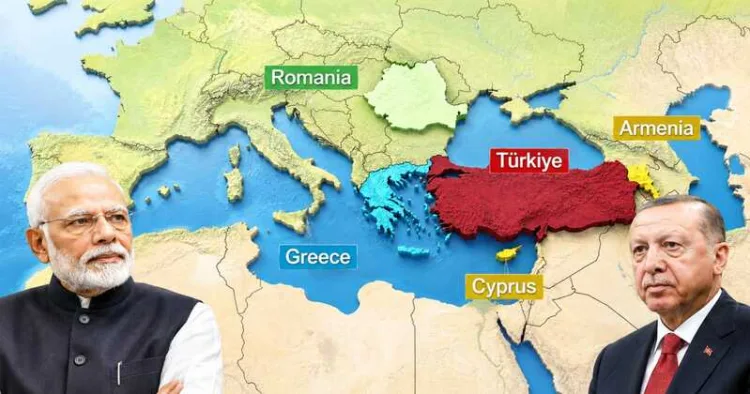 From Armenia and Greece to Cyprus, India's defence diplomacy is creating new pressure points for Turkey