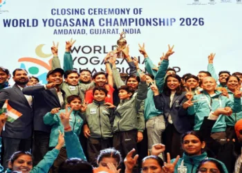 India delivered a historic performance at the inaugural World Yogasana Championships, finishing at the top of the medal tally with an astounding 114 medals, including 102 golds