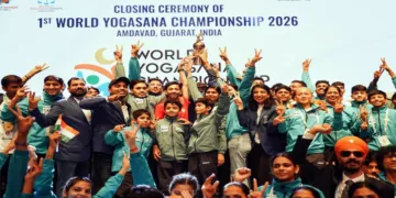 India delivered a historic performance at the inaugural World Yogasana Championships, finishing at the top of the medal tally with an astounding 114 medals, including 102 golds