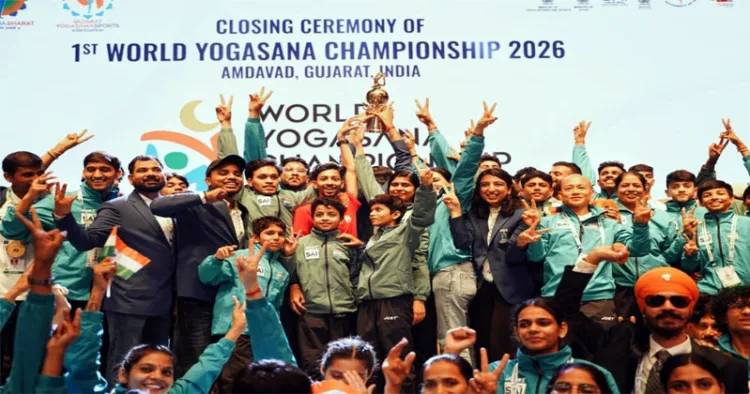 India delivered a historic performance at the inaugural World Yogasana Championships, finishing at the top of the medal tally with an astounding 114 medals, including 102 golds