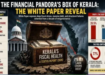 Keralam’s 2026 Fiscal Health White Paper has unveiled a mounting debt burden of Rs 5.07 lakh crore, exposing deep structural challenges in the state’s economy