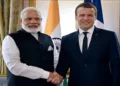PM Narendra Modi and French President Emmanuel Macron