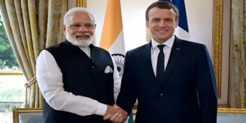 PM Narendra Modi and French President Emmanuel Macron