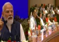 PM Narendra Modi addressing the NDA meeting