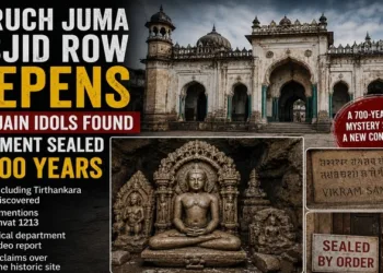 Bharuch Jama Masjid row deepens after discovery of Jain murtis in basement sealed for nearly 700 years