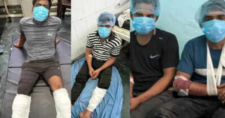 Four Bangladeshi nationals were arrested for allegedly holding a Gurugram family hostage and looting valuables worth over Rs 15 lakh