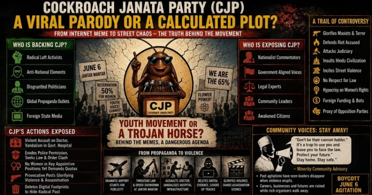 CJP is seen as a coordinated digital phenomenon allegedly exploiting youth unrest to destabilise Bharat’s democratic institutions