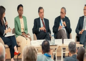 Surendran Bojji, All India Organising Secretary of the Bharatiya Mazdoor Sangh(BMS) speaking at Geneva