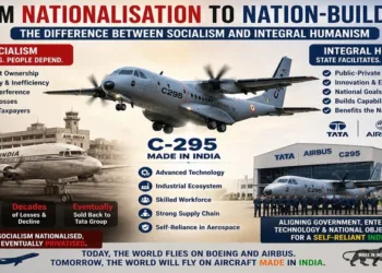 India’s first made-in-India C-295 aircraft marks a shift from state control to nation-building through public-private partnership