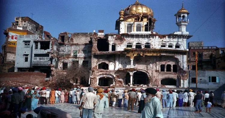 Golden Temple after Operation Blue Star in 1984