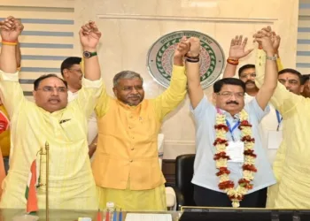 BJP-backed Independent candidate Parimal Nathwani won one of the two Rajya Sabha seats in Jharkhand