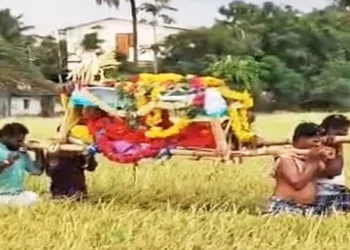 Outcry grows after Dalits in Theeyathur village carry deceased woman across paddy fields due to lack of burial access