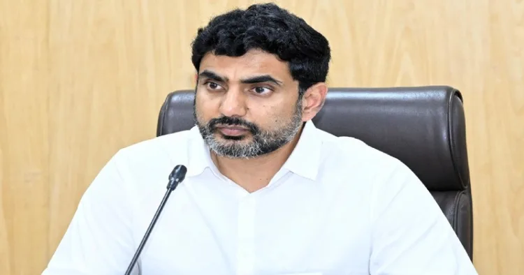 Andhra Pradesh Minister and TDP National General Secretary Nara Lokesh