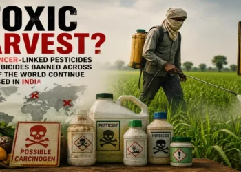 Pesticides linked to cancer and environmental harm remain in use on Indian farms, sparking fresh concerns about food safety