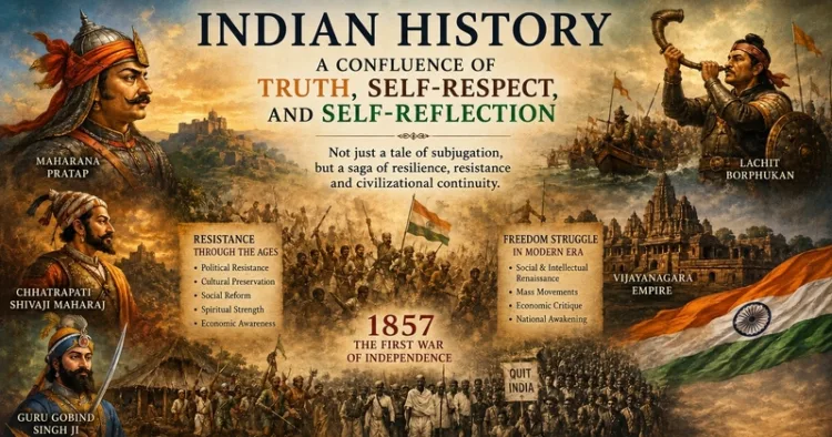 India’s history is not merely a tale of foreign domination but also a remarkable story of resilience, resistance & civilisational continuity