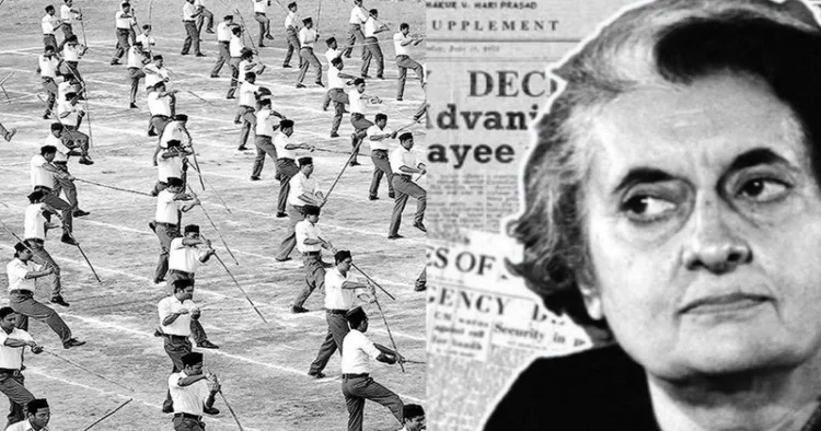 RSS struggle to defend the Constitution during the Emergency