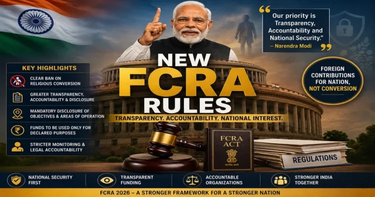 FCRA 2026: Centre bans foreign funds for religious conversion activities (This is an AI generated image)