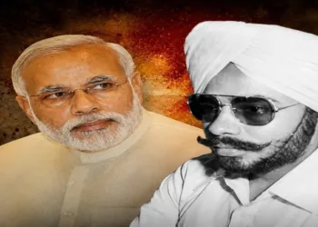 PM Narendra Modi disguised as a Sardar during 1975 Emergency (This is an AI generated image)