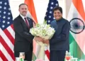 US Trade Representative Jamieson Greer meets Union Minister of Commerce and Industry Piyush Goyal, in New Delhi