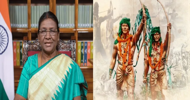 President Droupadi Murmu paid tribute to the heroes of the Santhal rebellion on the occasion of Hul Diwas