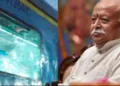Stones pelted on the train in which RSS Sarsanghchalak Dr Mohan Bhagwat was travelling