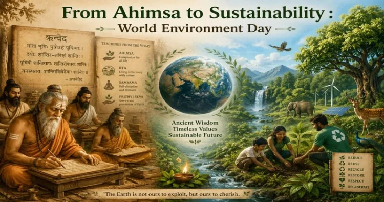 From the Vedas to modern sustainability (This is an AI Generated image)