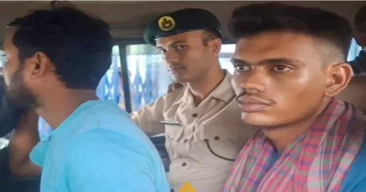 Detained Bangladeshi infiltrators