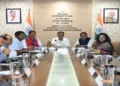 Union Jal Shakti Minister C.R. Paatil chairs key meeting with Odisha and Chhattisgarh CMs to resolve Mahanadi dispute amicably.