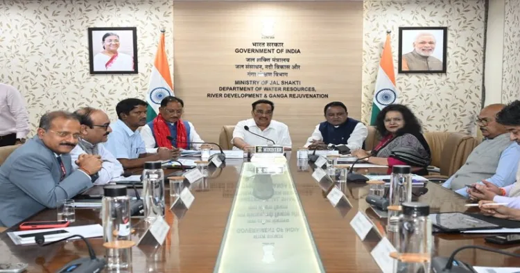 Union Jal Shakti Minister C.R. Paatil chairs key meeting with Odisha and Chhattisgarh CMs to resolve Mahanadi dispute amicably.