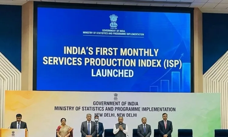 India's First Monthly Services Production Index (ISP) Launched