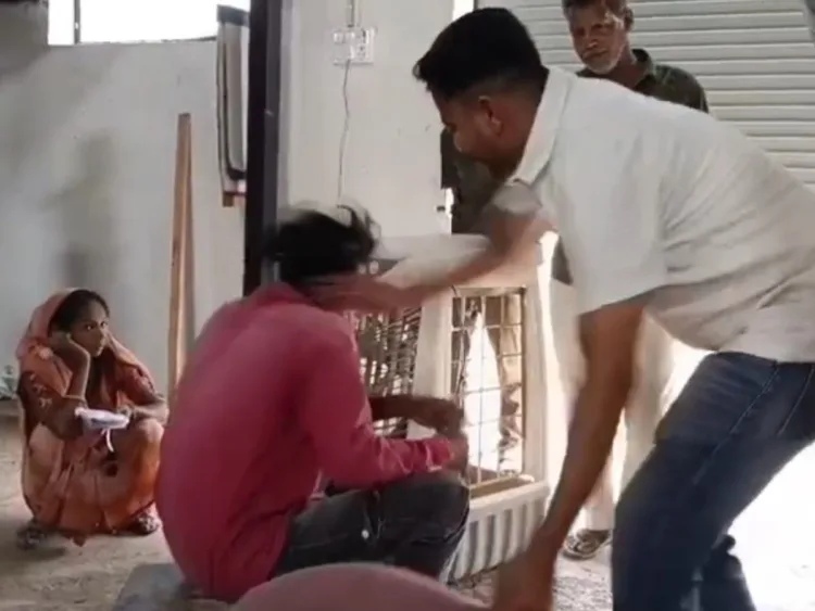 Congress Minority Front Leader Arrested for Allegedly Assaulting Dalit Youth in MP's Agar Malwa, Video Goes Viral