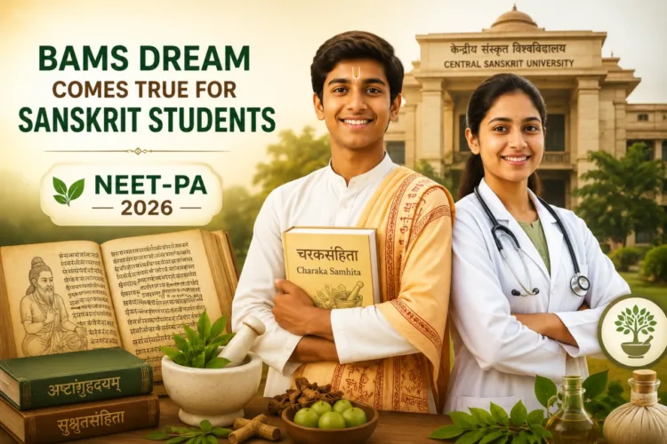 Central Sanskrit University paves way for Sanskrit students get admission in BAMS
