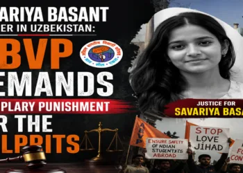 ABVP calls for NIA probe into the murder of Savariya Basant and wants the angle of organised conversion network to be looked into